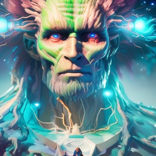 Hyperdetailed Portrait in the Style of Van Gogh