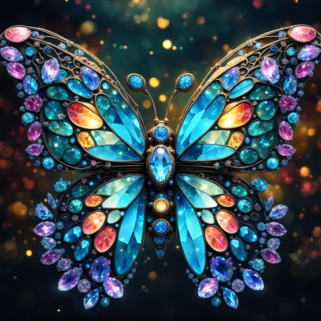 Things made of Crystals ( Butterfly)