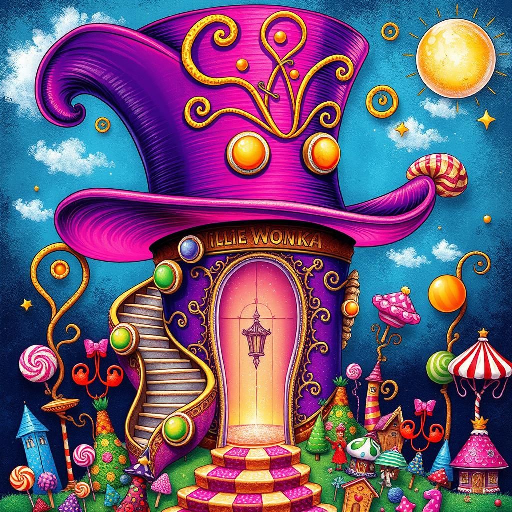 Whimsical Top Hat to a Sugar-Coated Realm