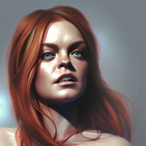 Demonic Portrait in Hyperdetailed Digital Art Style