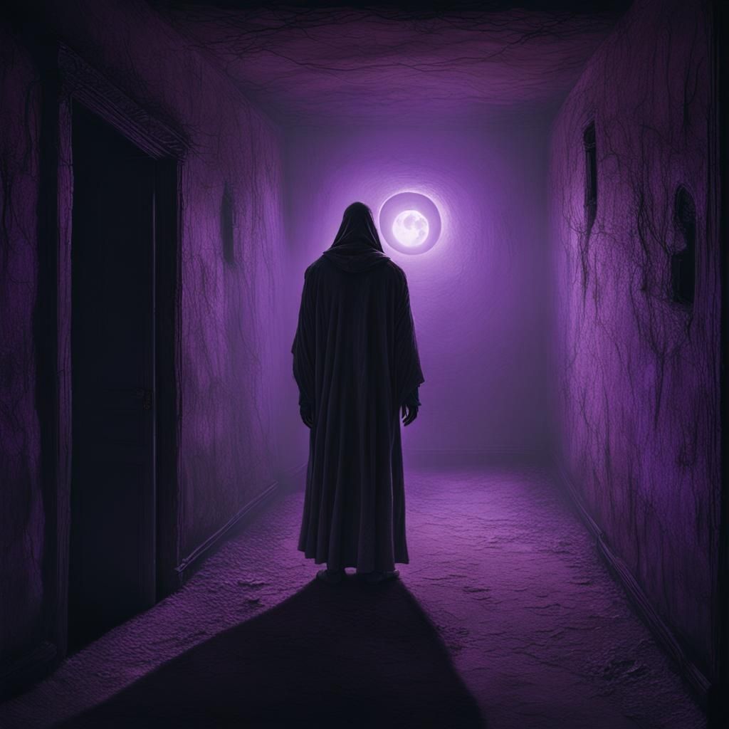 Sleepwalker in Dark Room: Surreal Dark Fantasy