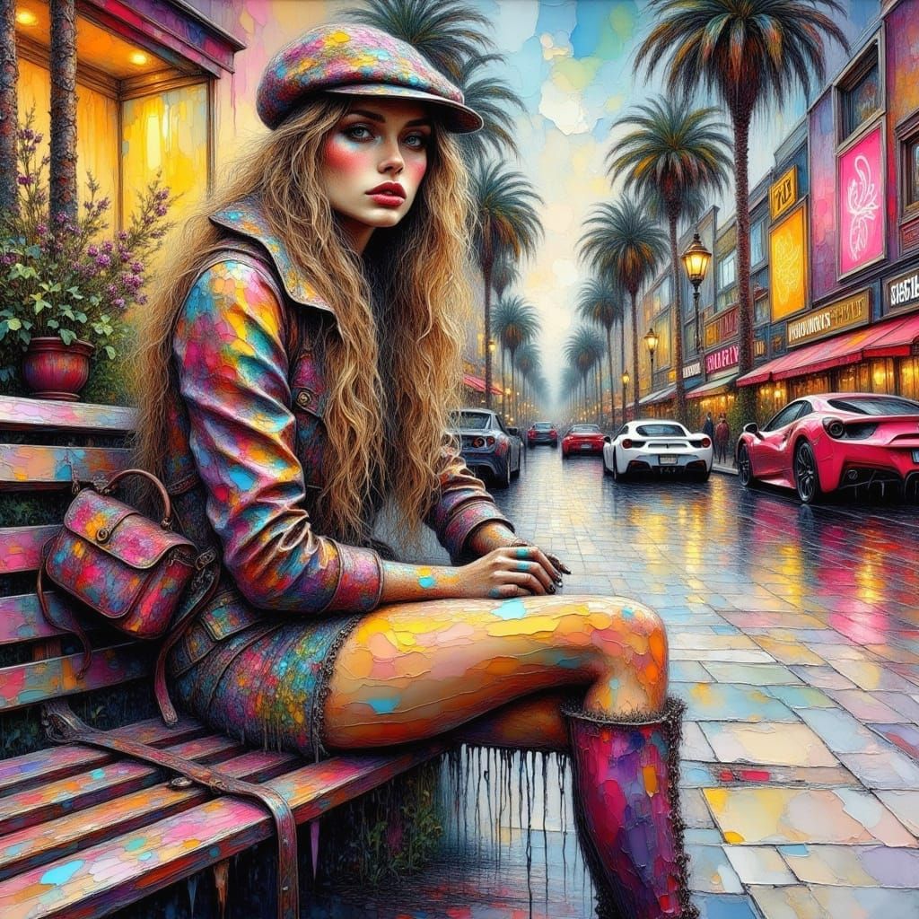 A Young Woman's Dignity Shines on Hollywood Boulevard