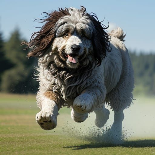 Bergamasco Shepherd Working