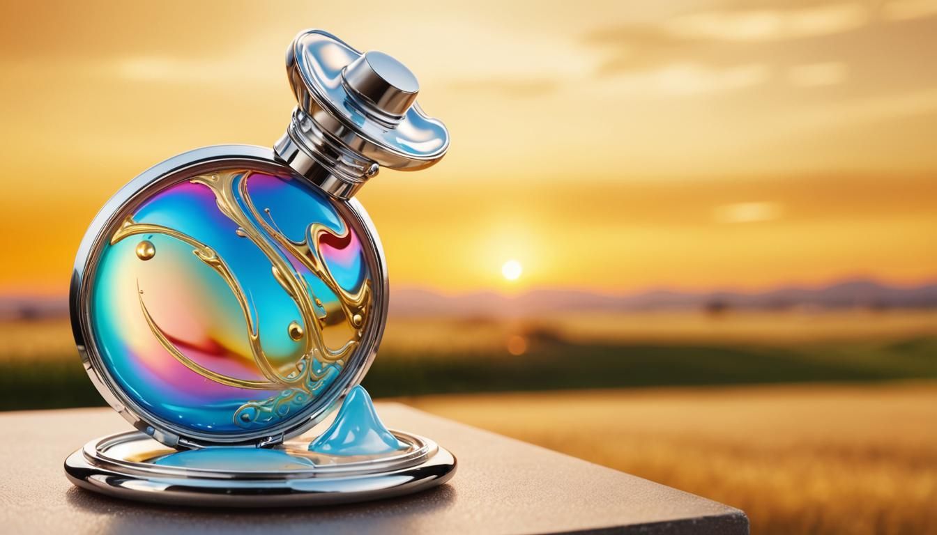 Liquid Metal Makeup Pad, Digital Airbrush Art