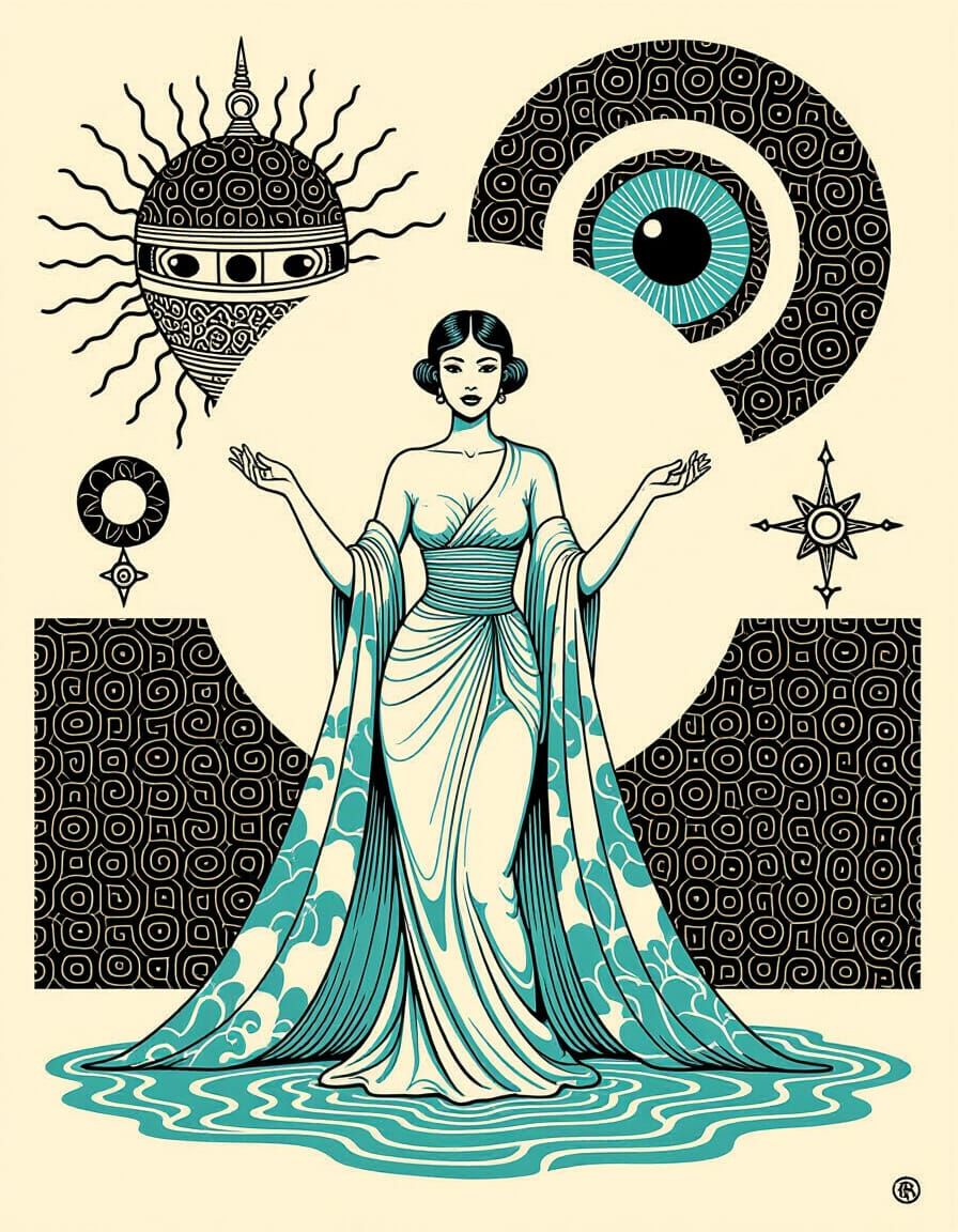 Implausible Cantilevering of Oceanic Resin Sublimely Wrought Zootropic Mayhem Optical Disillusion