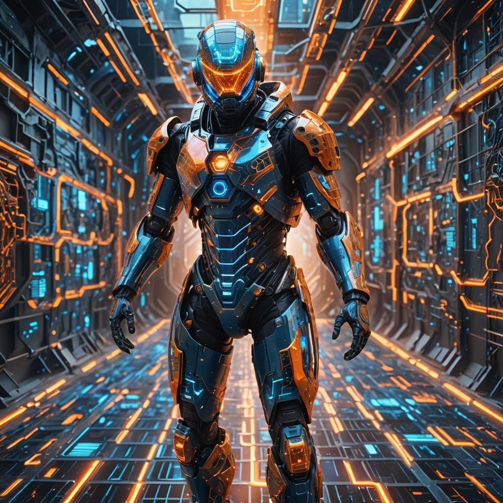 Holographic Exosuit Uncovers Cryptic Codes in Surreal Art