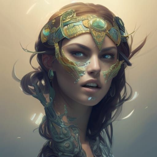 Katrina and Xibalba: Hyperdetailed Portrait