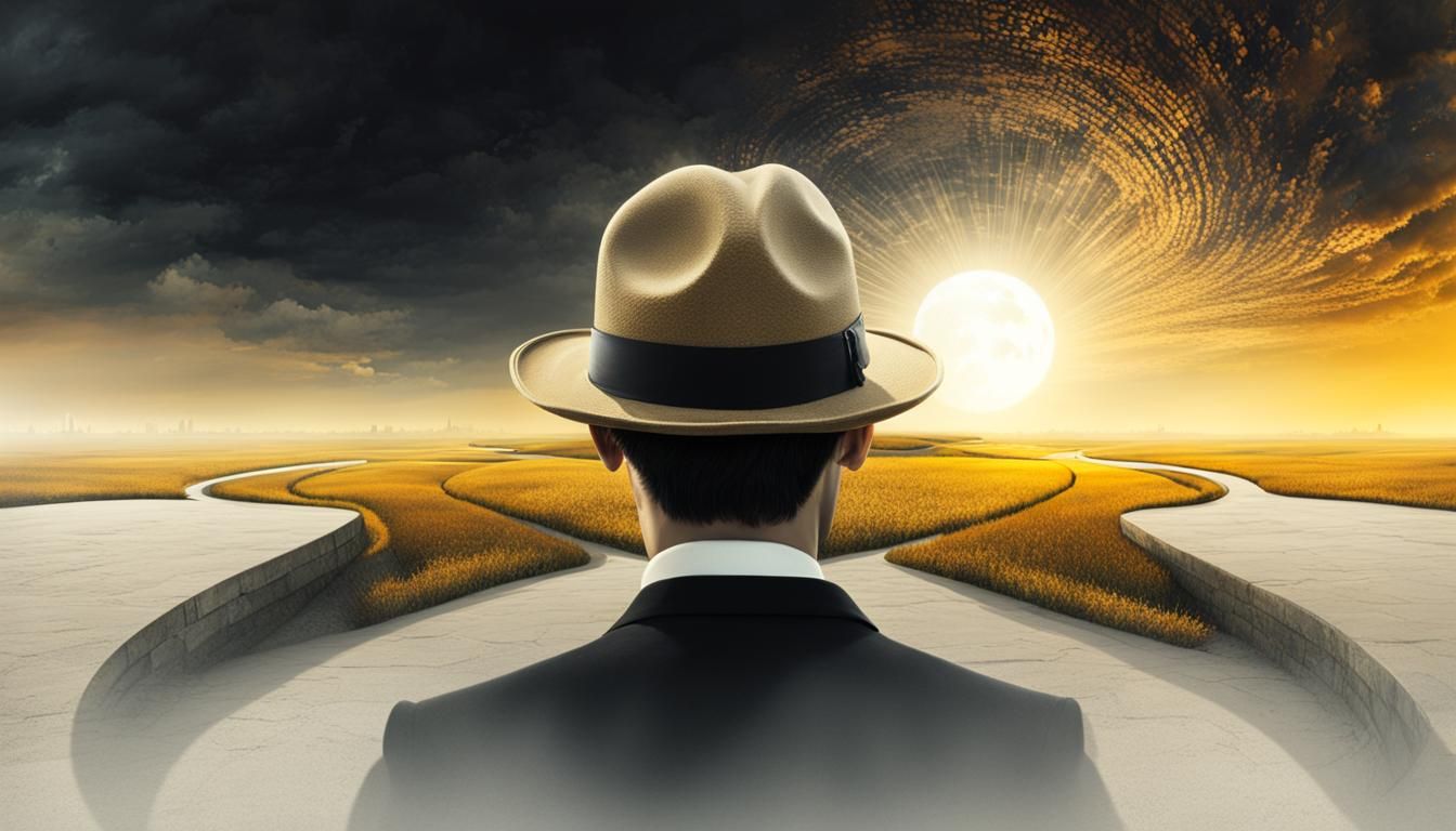 Crossroads Choice: Surreal Landscape vs Dark Metropolis