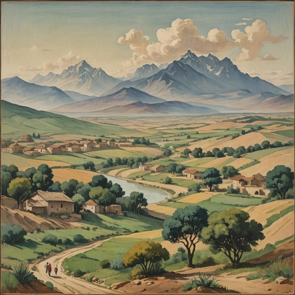 AI Generated Serene Landscape