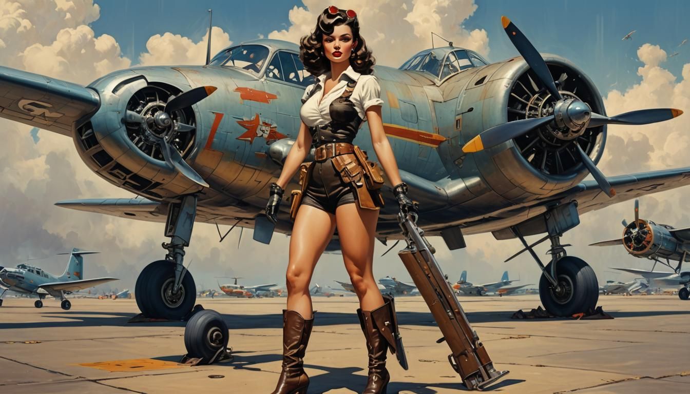 Retro Pin up "Daisy"