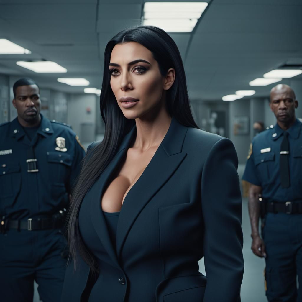 Kim Kardashian Inspired Image in Rikers Island