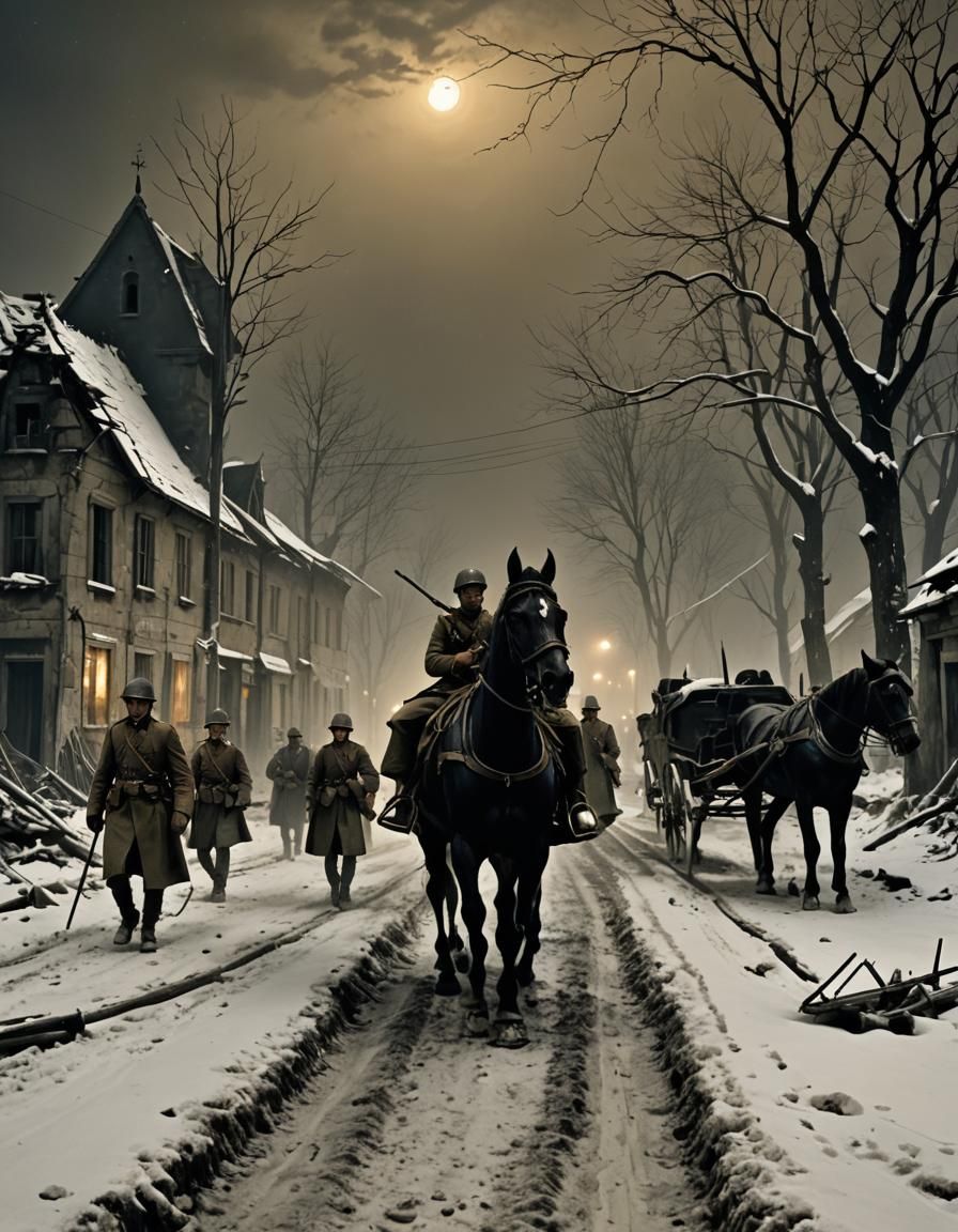 WWI Soldiers Encounter Dark Magic Portal