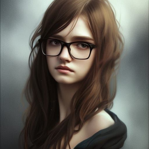 Princess Portrait in Art Nouveau Style