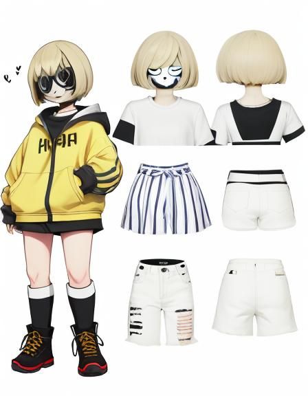 Stylized Frisk from Undertale