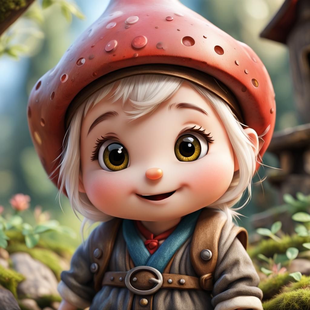 Cute Gnome Illustration