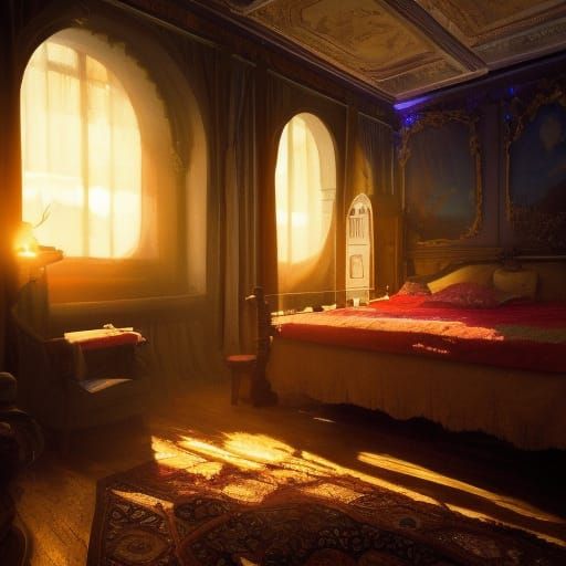 Cozy Seine River View: Photorealistic Digital Illustration