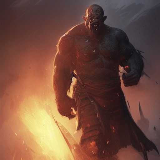 Orc vs King: Sinister Battlefield Fight