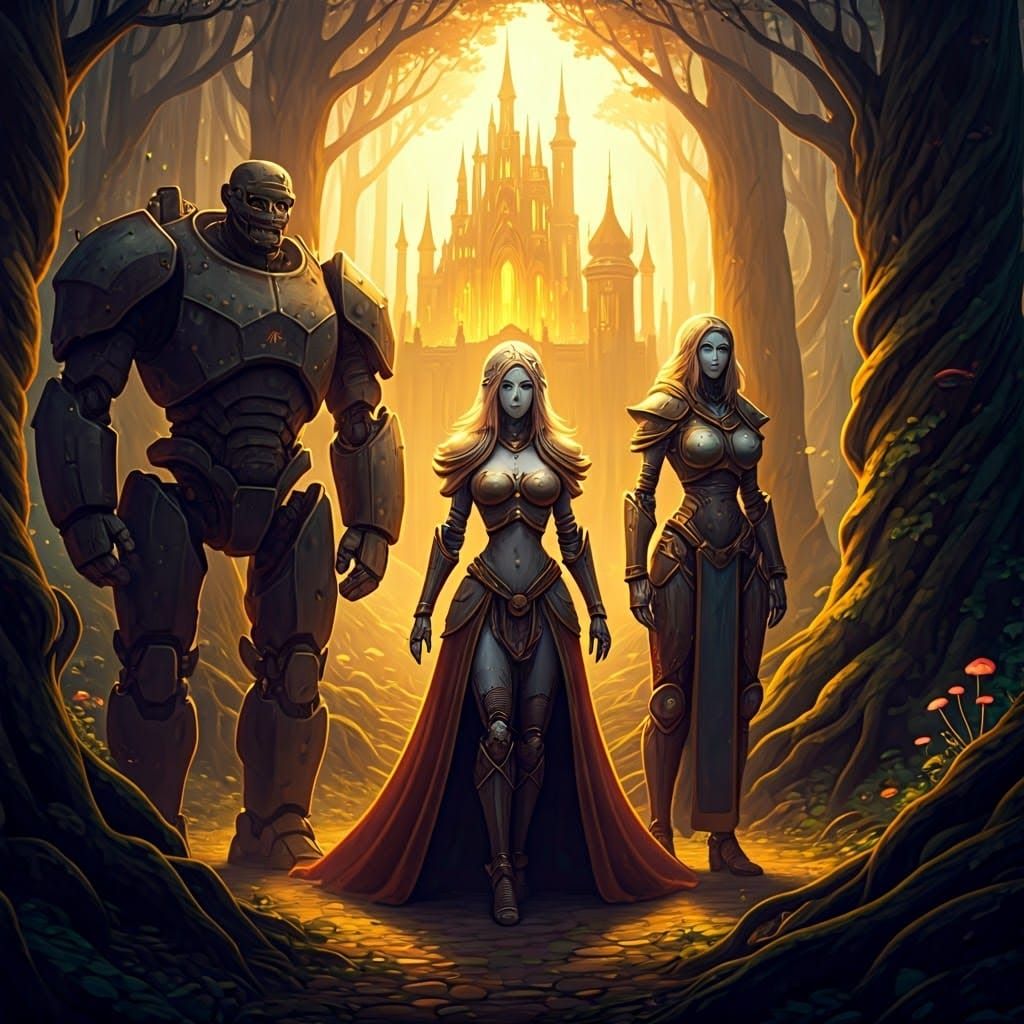 Magical Forest: Female Constructs in Anime Style