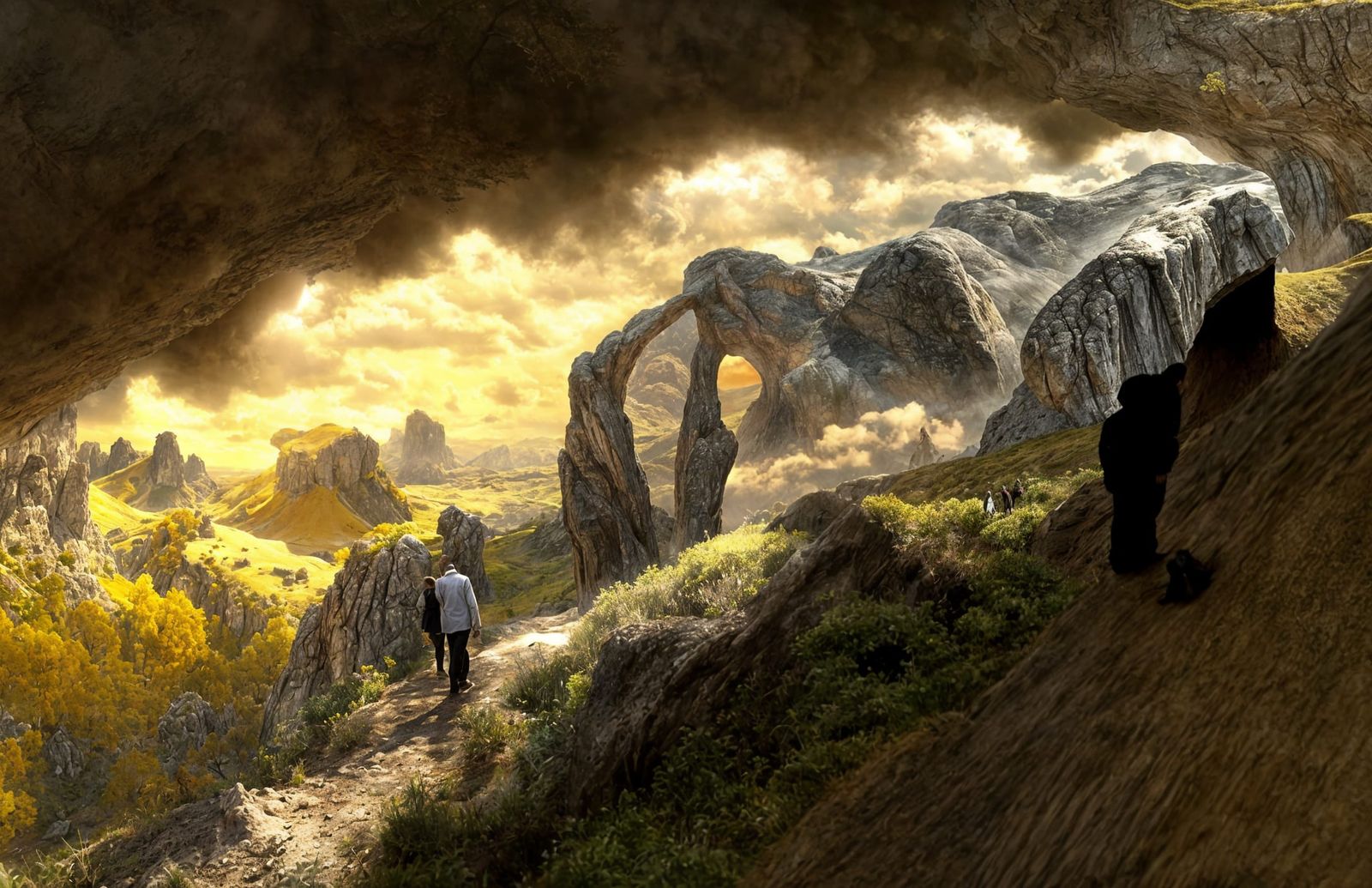 Surreal World Walker in Merging Realities