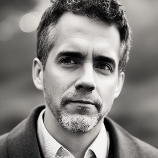 Detailed Portrait of Jordan Peterson in Art Nouveau Style