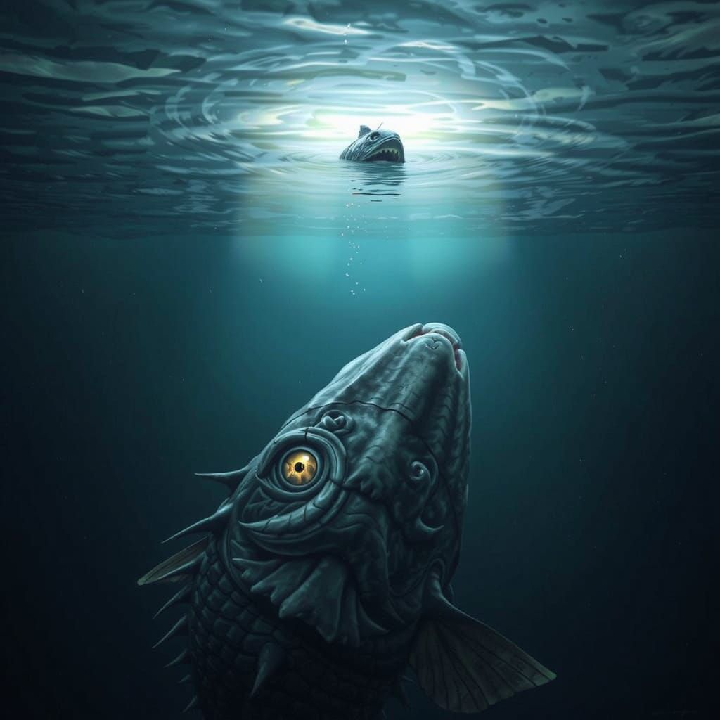 Eldritch Piranha Sea Monster Rises From the Deep