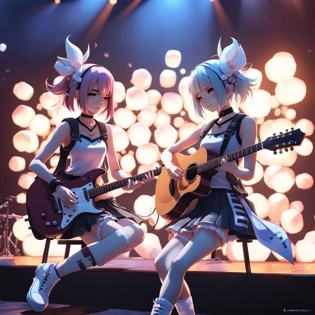 marshmallow punk girls acoustic concert