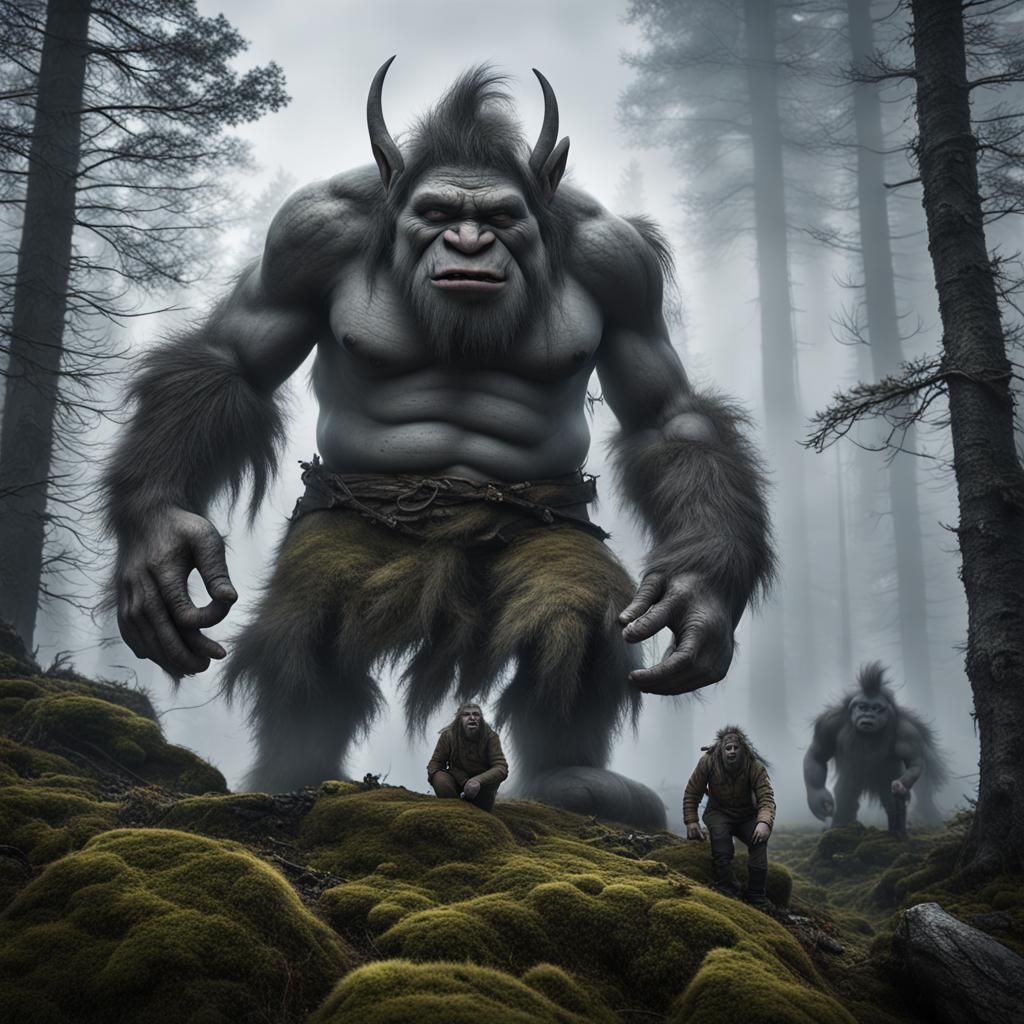 Scandinavian trolls are iconic figures in folklore