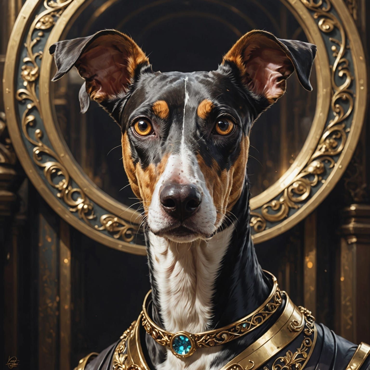 Italian Greyhound Puppy with Angel Wings