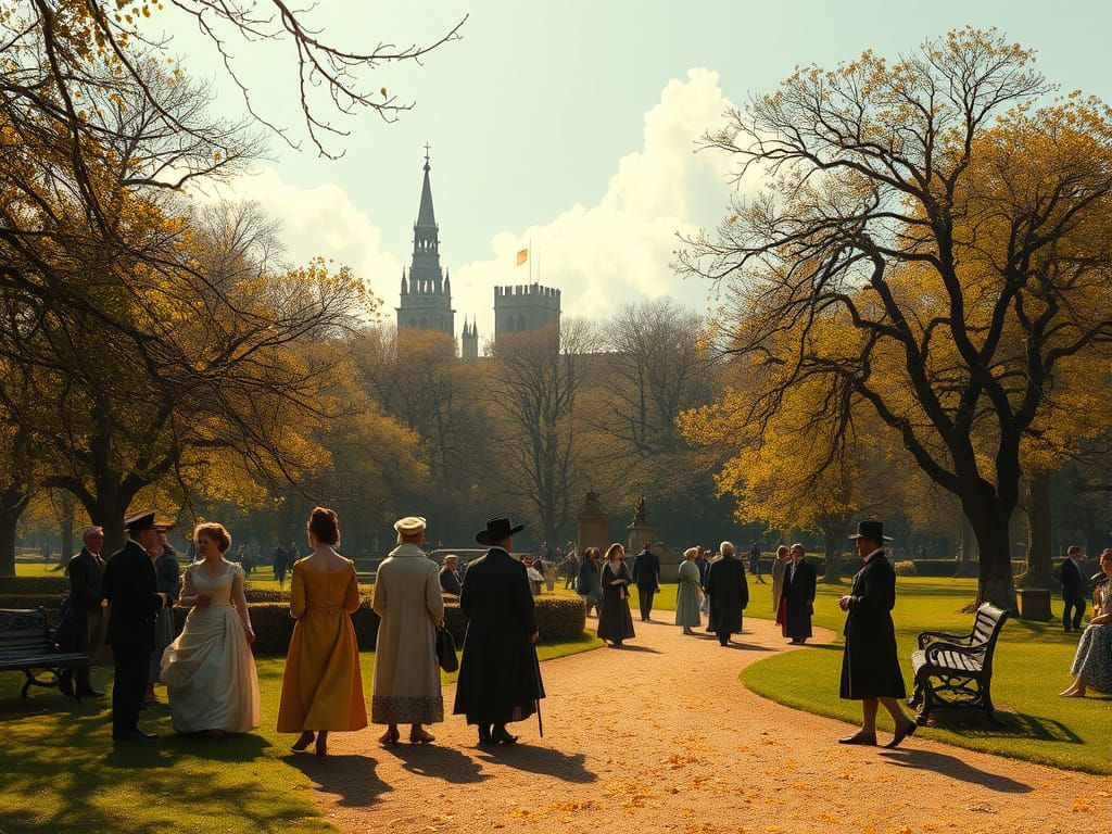 Regency Era England in Epic Cinematic Style