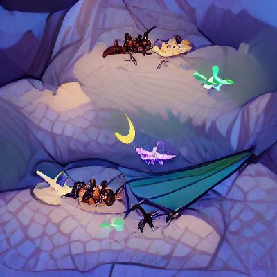 Adventuring Party Under Dragon's Shadow