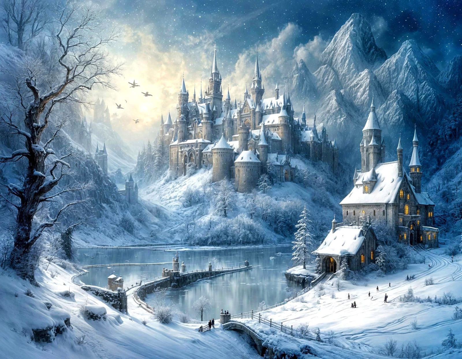 Long ago, when the snow never melted...