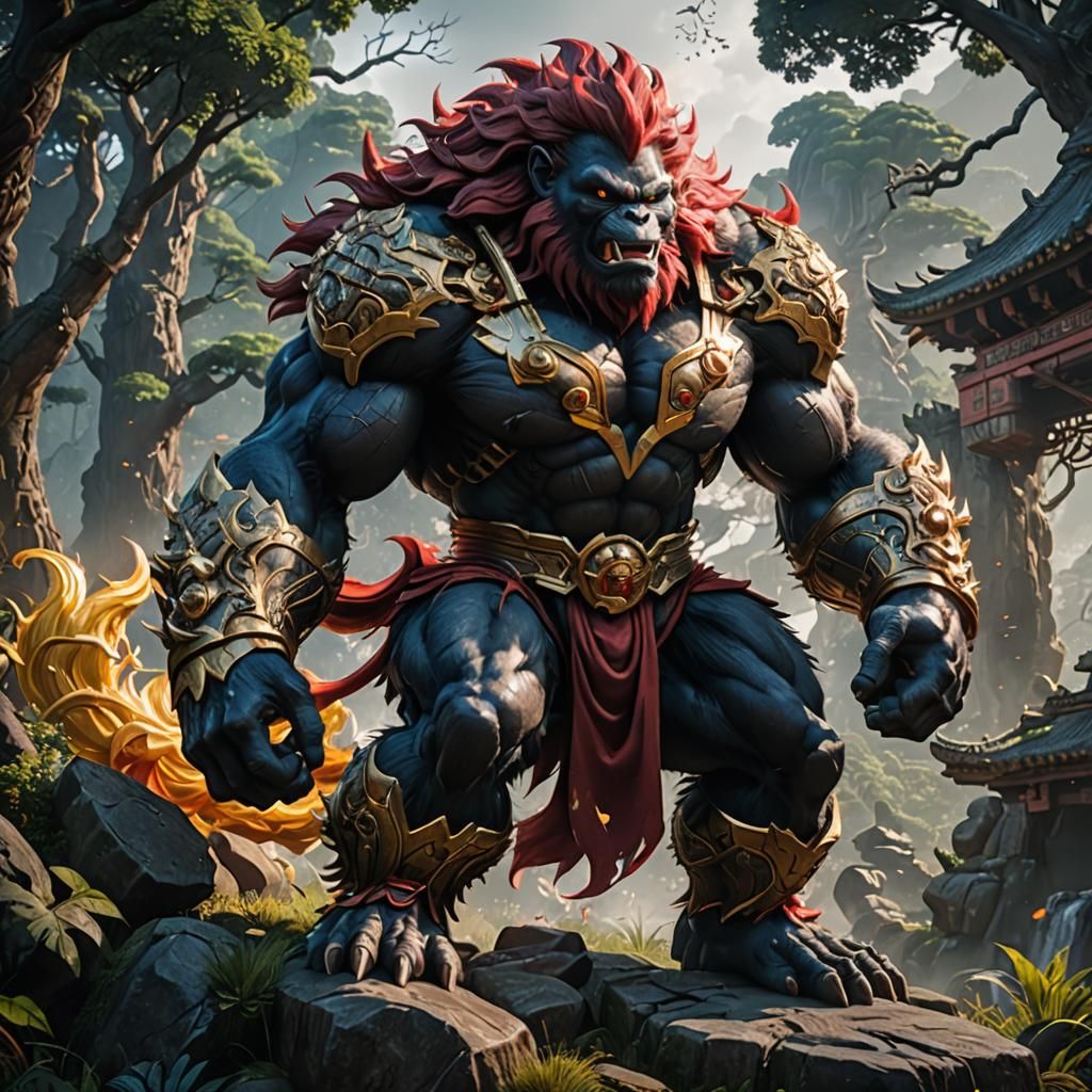 great ape super saiyan 4 (giant)