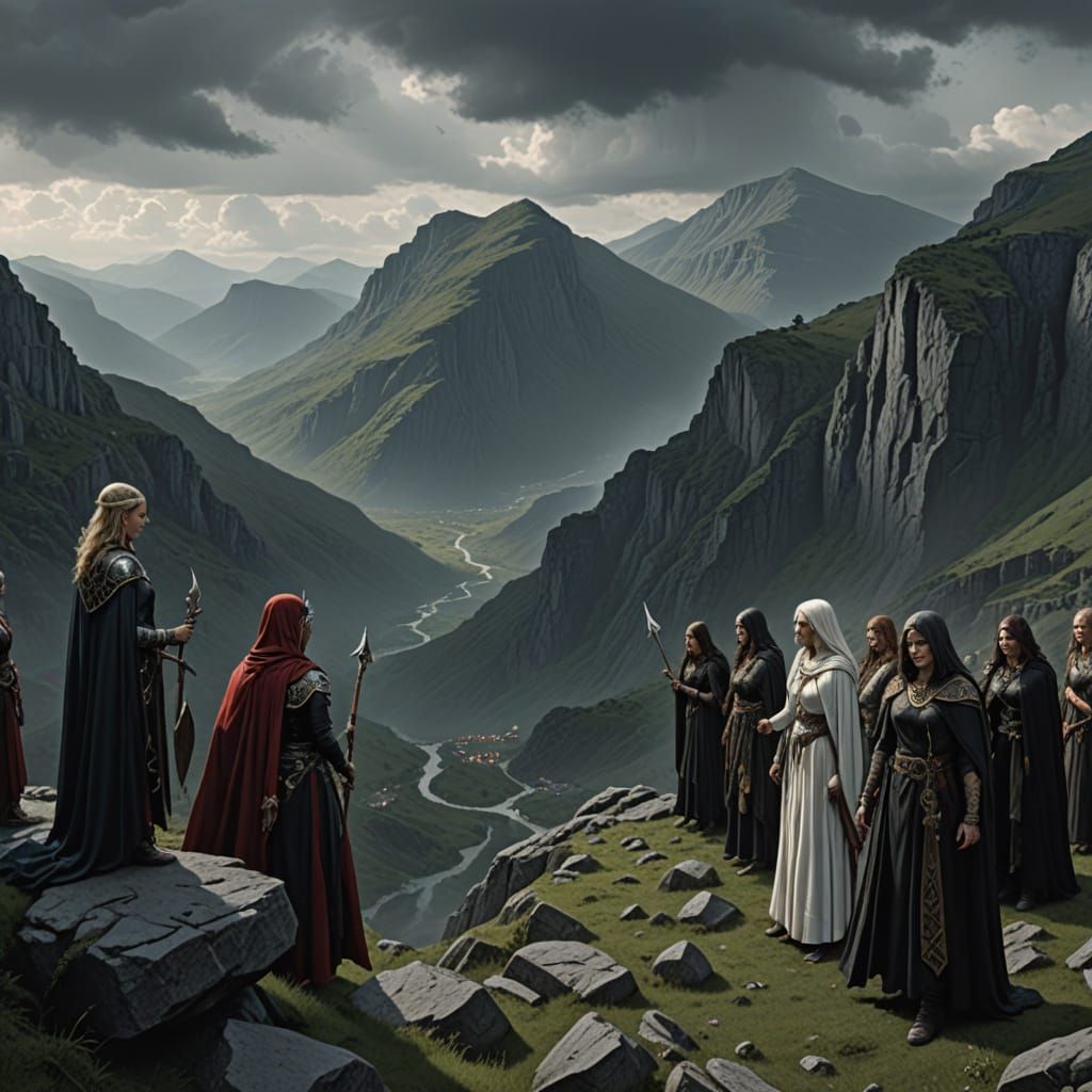 Women of Doom Gather in Dark Valley of Dread