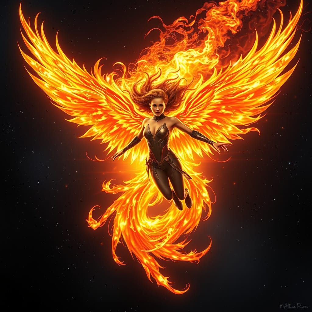 Marvel's Phoenix Ascends in Cosmic Fire