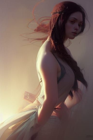 Hyperdetailed Fantasy Landscape with Vivid Colors