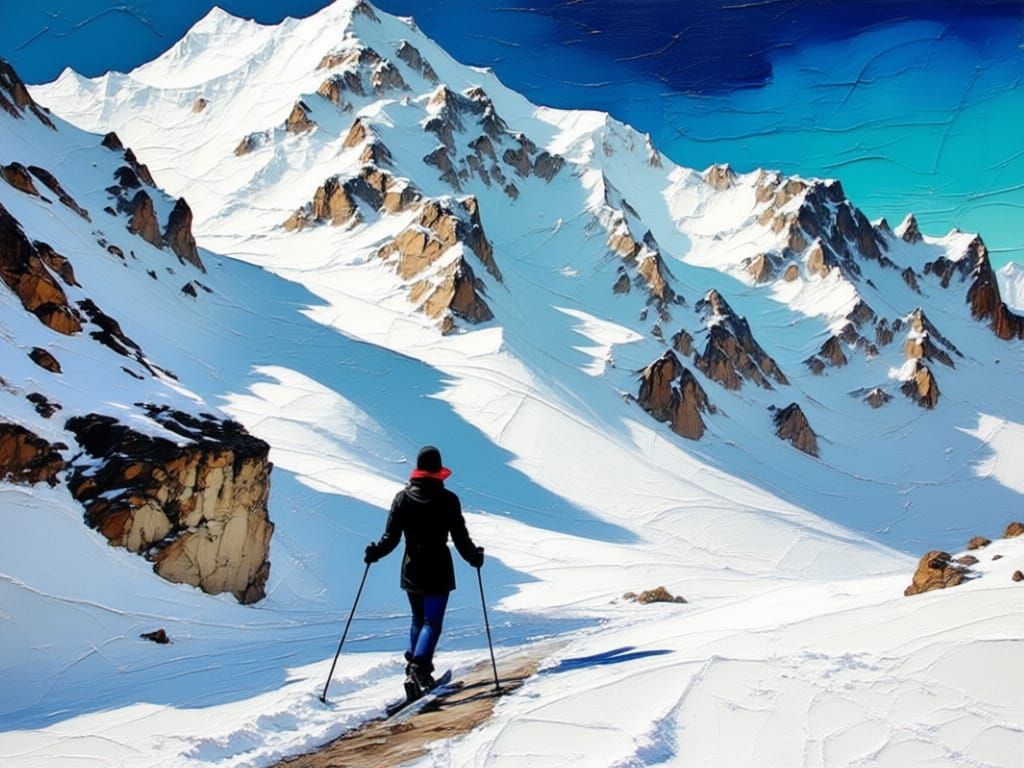 Abstract Expressionist Painting in the Style of Joan Mitchel...