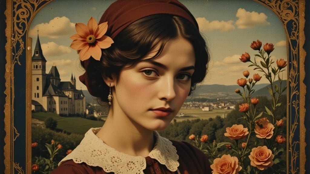 Germany in Romantic Era Rhine Portrait, 1800