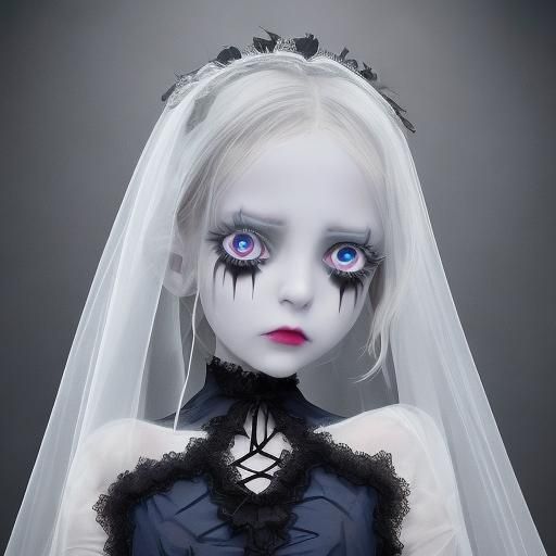 Inspired by the Tim Burton anime movie, a dead bride playing...