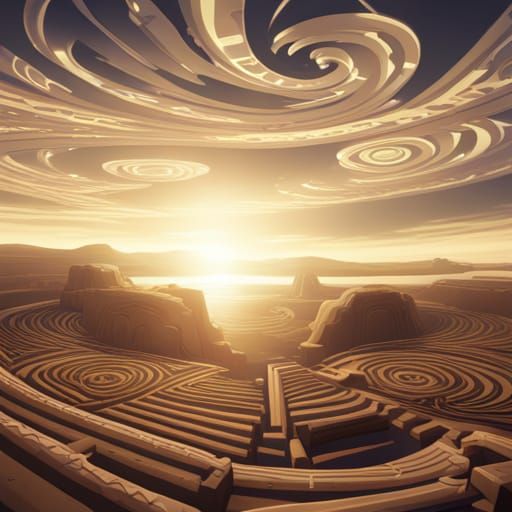 Detailed Rinnegan Eye Fantasy Concept Art