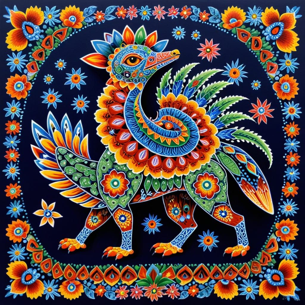 Radiant Spirit of Alebrije Dreams