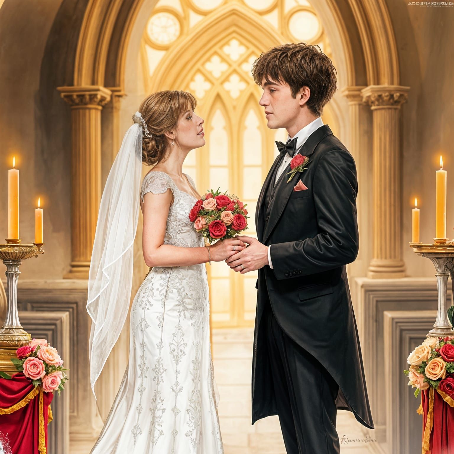 Harry Potter Crashes Wedding Kiss