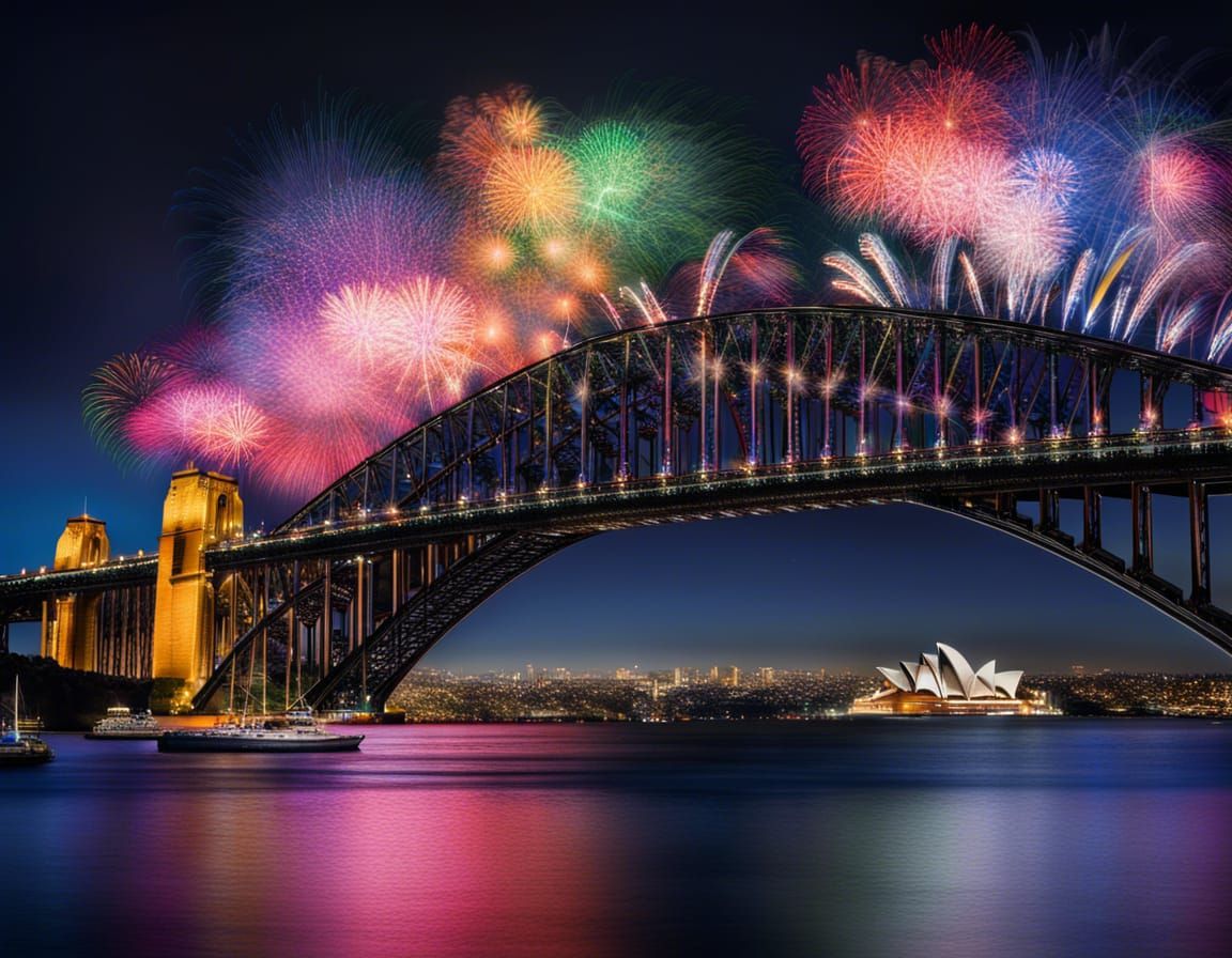 Sydney Harbour Bridge countdown