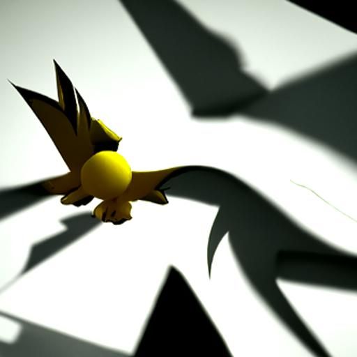 Zapdos 3D Rendering with Unreal Engine Shading