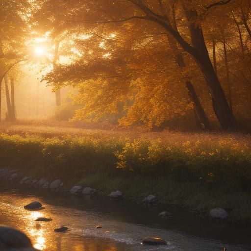 Golden Polish Autumn Landscape Photography