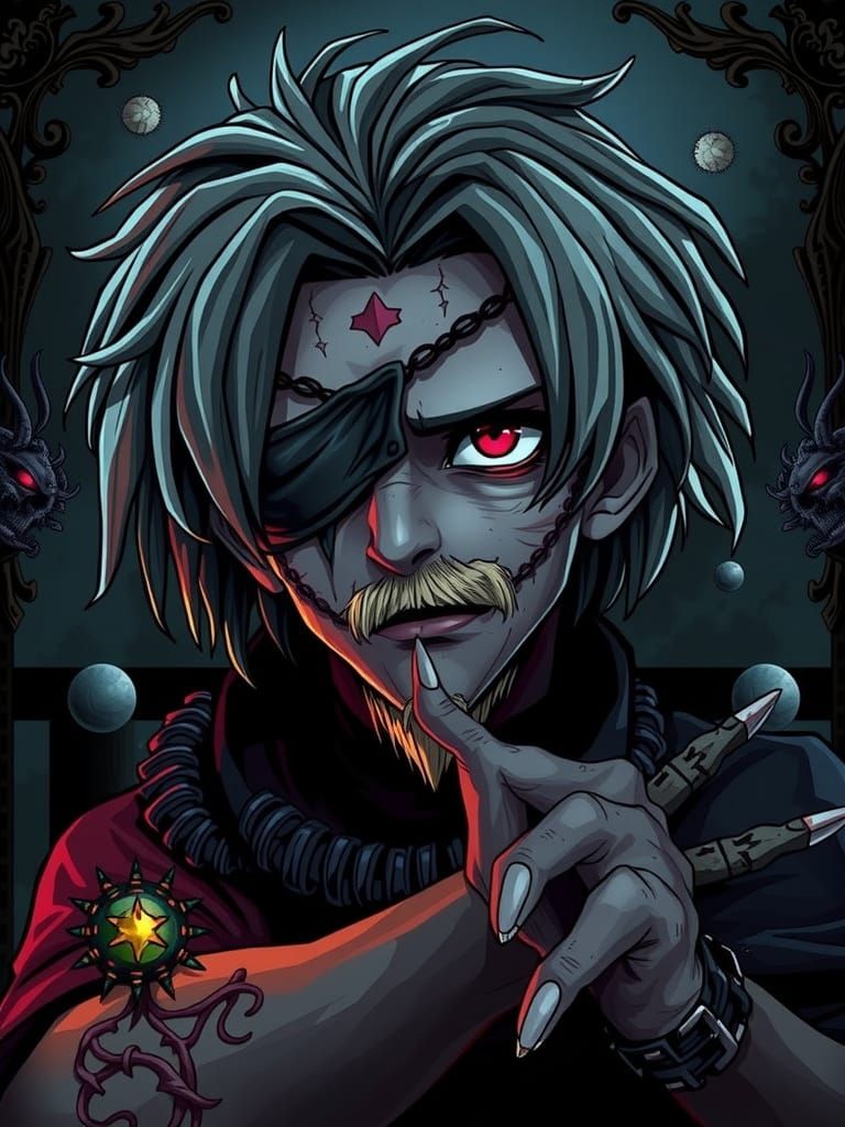 Voodoo Witch Doctor in Resident Evil Chibi Style