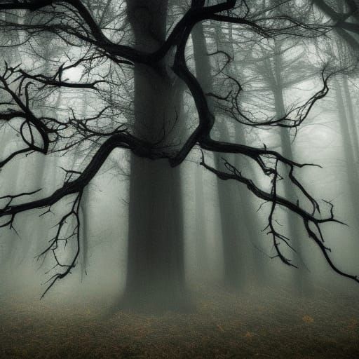 Eldritch Graveyard in Haunted Spider Forest