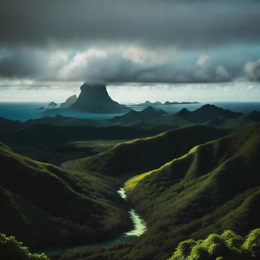 AI Generated Vision of Paradise