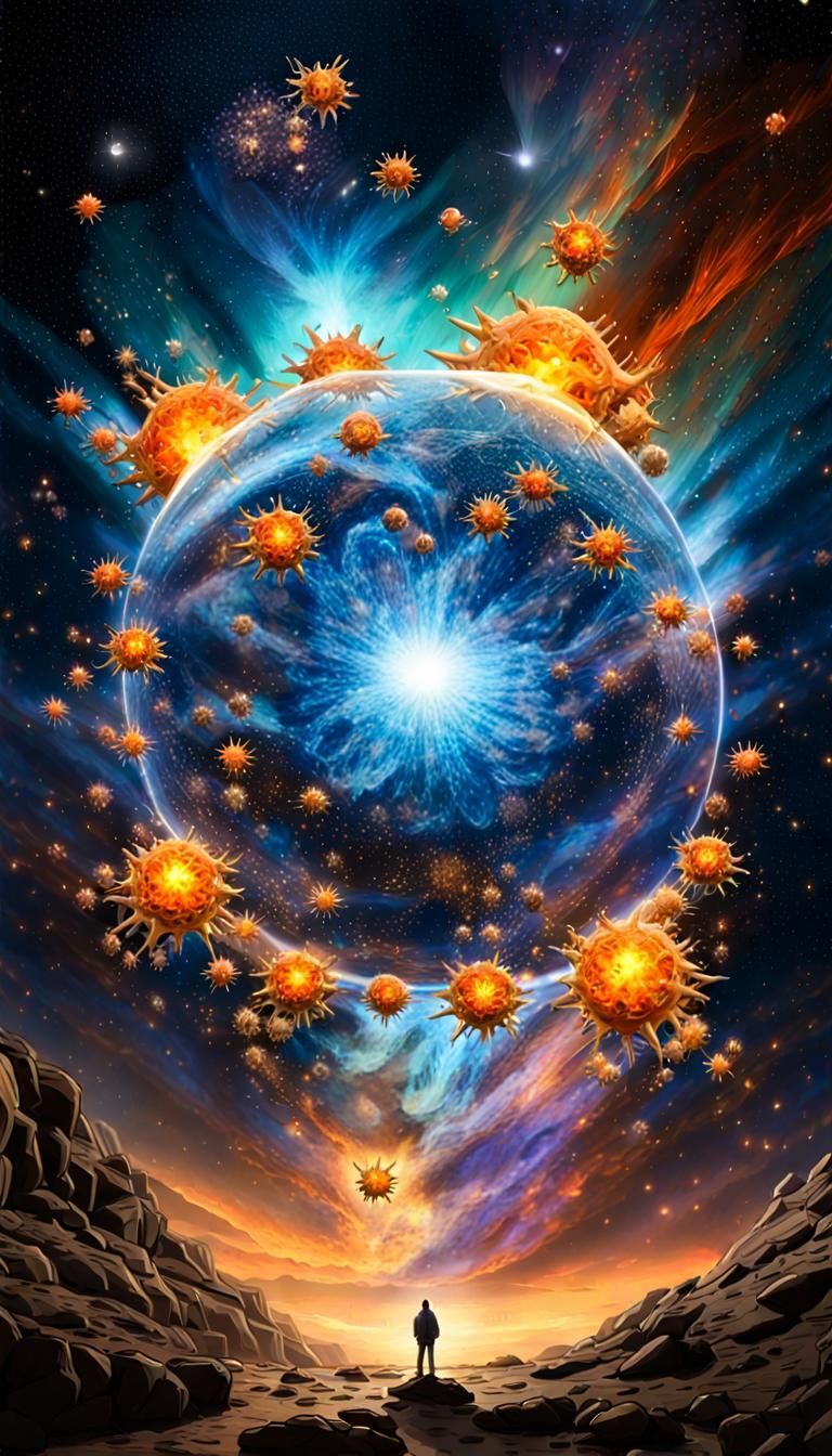 Cosmic Starstuff: A Hyperdetailed Galactic Illustration