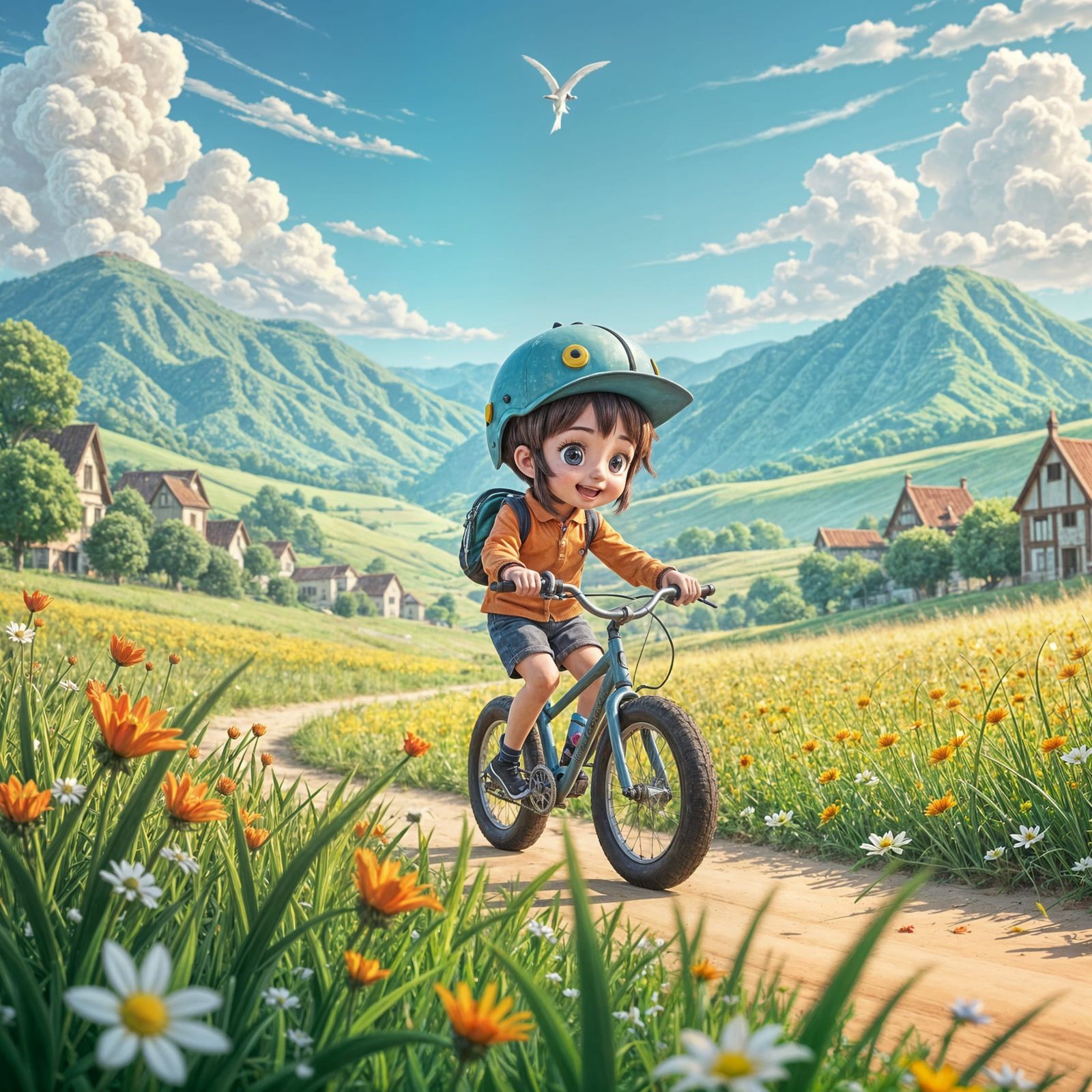 Anime Forest Discovery in Detailed 3D Art