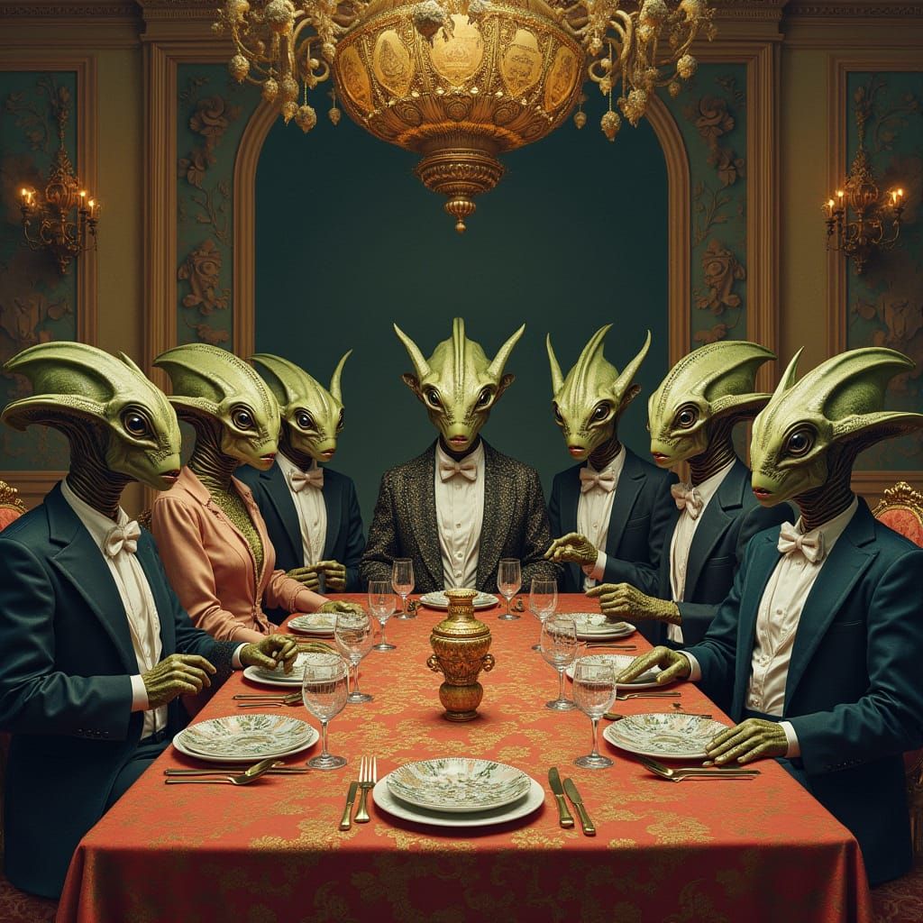 Baroque Aliens Convene, Finlay Style